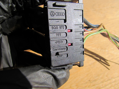 Audi TT Mk1 8N Connector Plug w/ Pigtail 6Q09727773